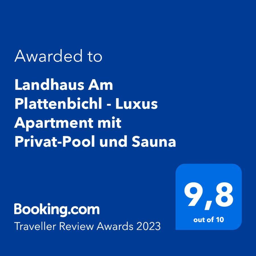 Apartment Am Plattenbichl - Luxus Mit Privat-pool Und Sauna